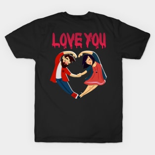 i love you new style unisex t-shirt T-Shirt